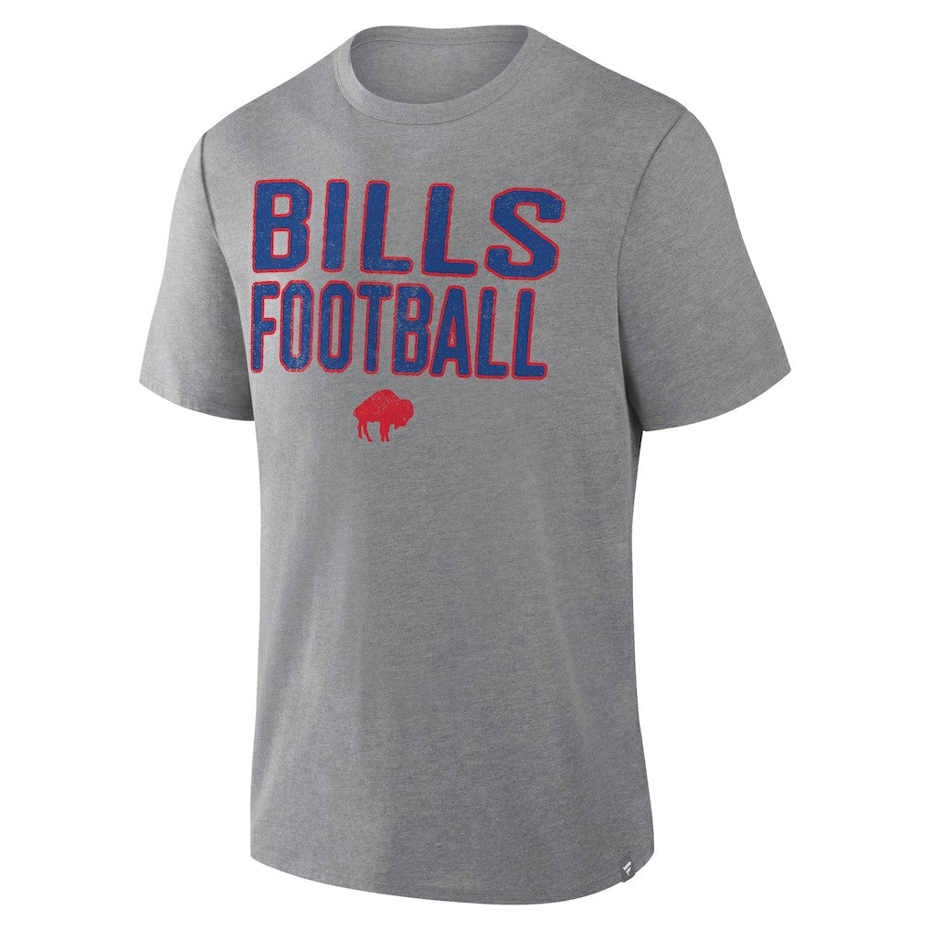 Buffalo Bills First Down Tribute Tri-Blend T-Shirt - Heather Gray for sale
