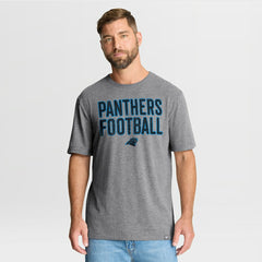 Carolina Panthers First Down Tribute Tri-Blend T-Shirt - Heather Gray sale