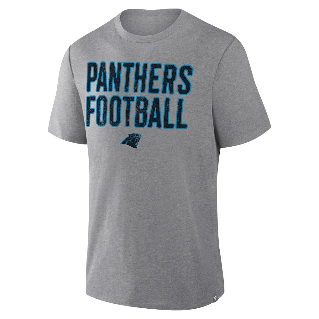 Carolina Panthers First Down Tribute Tri-Blend T-Shirt - Heather Gray sale