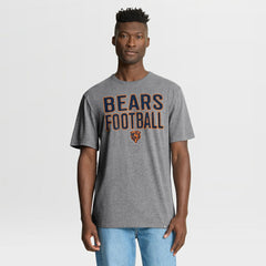 Chicago Bears First Down Tribute Tri-Blend T-Shirt - Heather Gray discount
