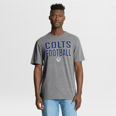 Indianapolis Colts First Down Tribute Tri-Blend T-Shirt - Heather Gray online