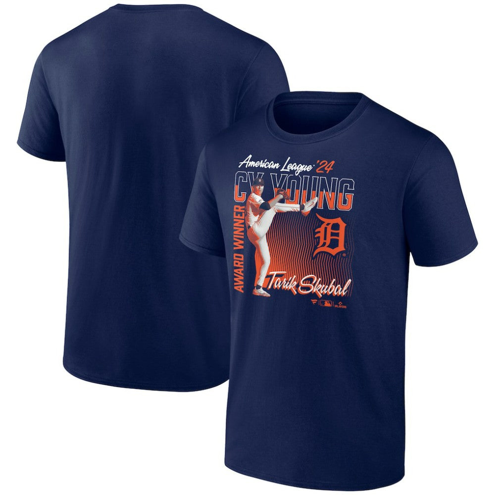 Tarik Skubal Detroit Tigers Player T-Shirt - Navy