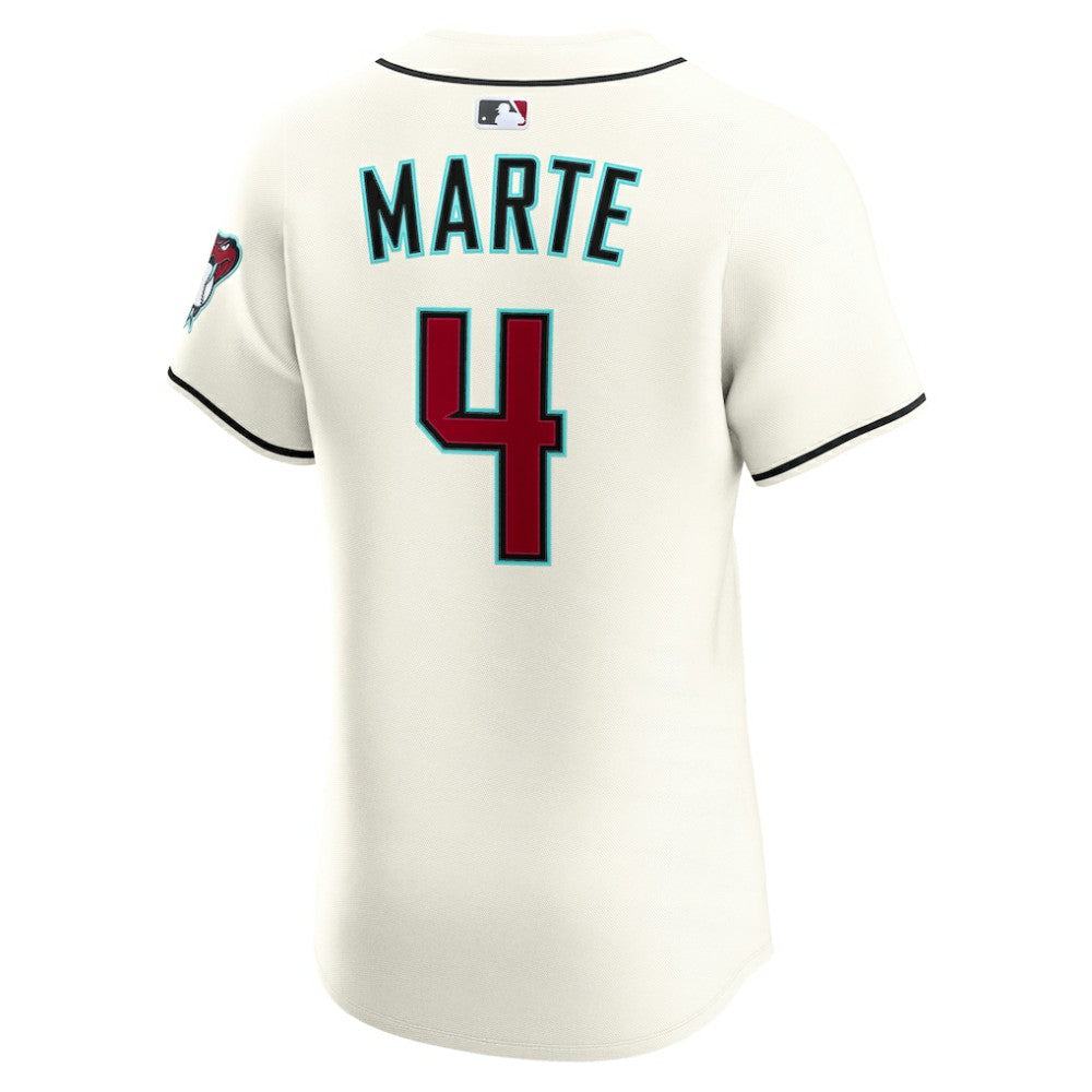 Ketel Marte Arizona Diamondbacks Home Elite Jersey - Cream | Nike