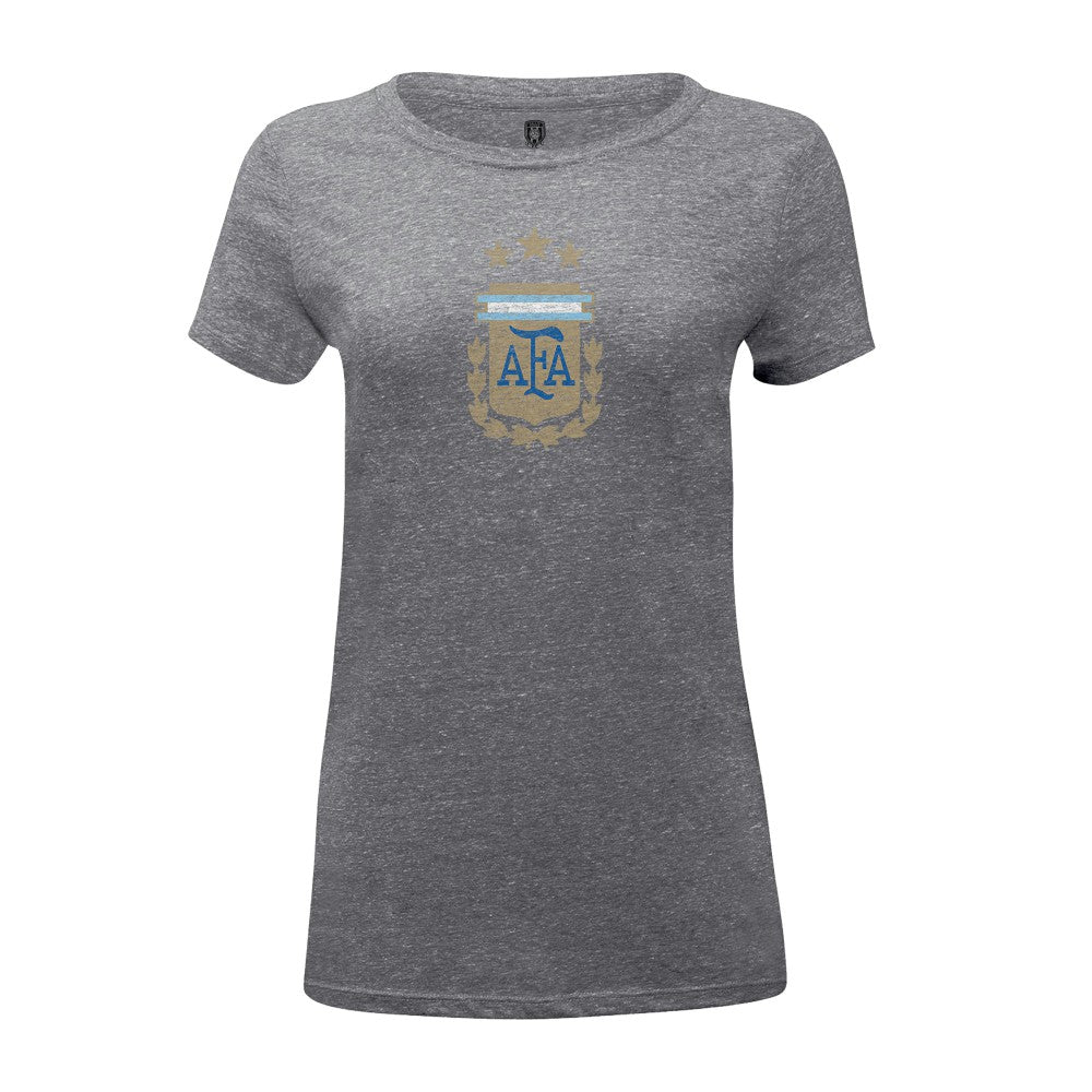 Argentina National Team 1863FC Women's Color Badge Tri-Blend T-Shirt - Heather Gray outlet