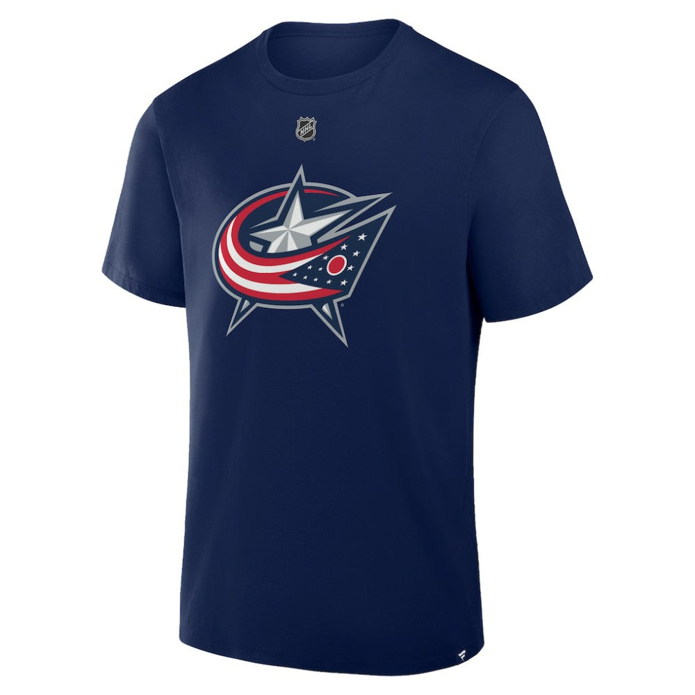 Zach Werenski Columbus Blue Jackets Fanatics Authentic Stack Name & Number T-Shirt Navy