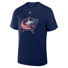 Zach Werenski Columbus Blue Jackets Fanatics Authentic Stack Name & Number T-Shirt Navy