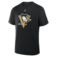 Erik Karlsson Pittsburgh Penguins Fanatics Authentic Stack Name & Number T-Shirt Black