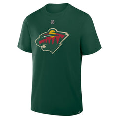 Kirill Kaprizov Minnesota Wild Fanatics Authentic Stack Name & Number T-Shirt Green