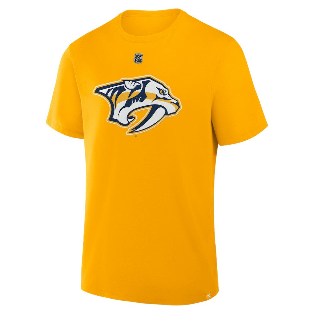 Ryan O'Reilly Nashville Predators Fanatics Authentic Stack Name & Number T-Shirt Gold