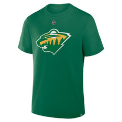 Matthew Boldy Minnesota Wild Fanatics Authentic Stack Name & Number T-Shirt Kelly Green