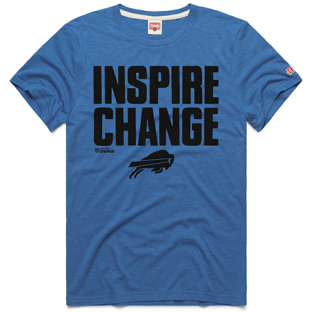 Buffalo Bills Homage Unisex 2024 Inspire Change Tri-Blend T-Shirt - Royal on sale