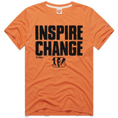 Cincinnati Bengals Homage Unisex 2024 Inspire Change Tri-Blend T-Shirt - Orange outlet