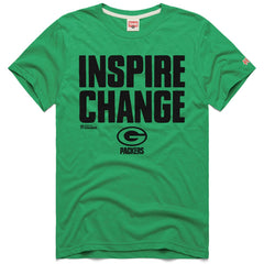 Green Bay Packers Homage Unisex 2024 Inspire Change Tri-Blend T-Shirt - Green on sale