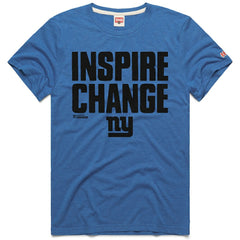 New York Giants Homage Unisex 2024 Inspire Change Tri-Blend T-Shirt - Royal discount