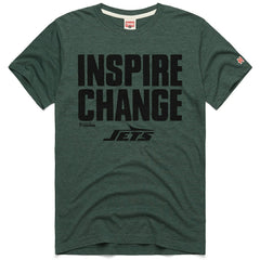 New York Jets Homage Unisex 2024 Inspire Change Tri-Blend T-Shirt - Green on sale