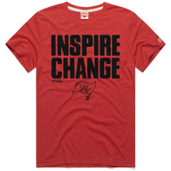 Tampa Bay Buccaneers Homage Unisex 2024 Inspire Change Tri-Blend T-Shirt - Red for sale