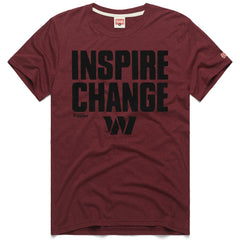 Washington Commanders Homage Unisex 2024 Inspire Change Tri-Blend T-Shirt - Burgundy discount