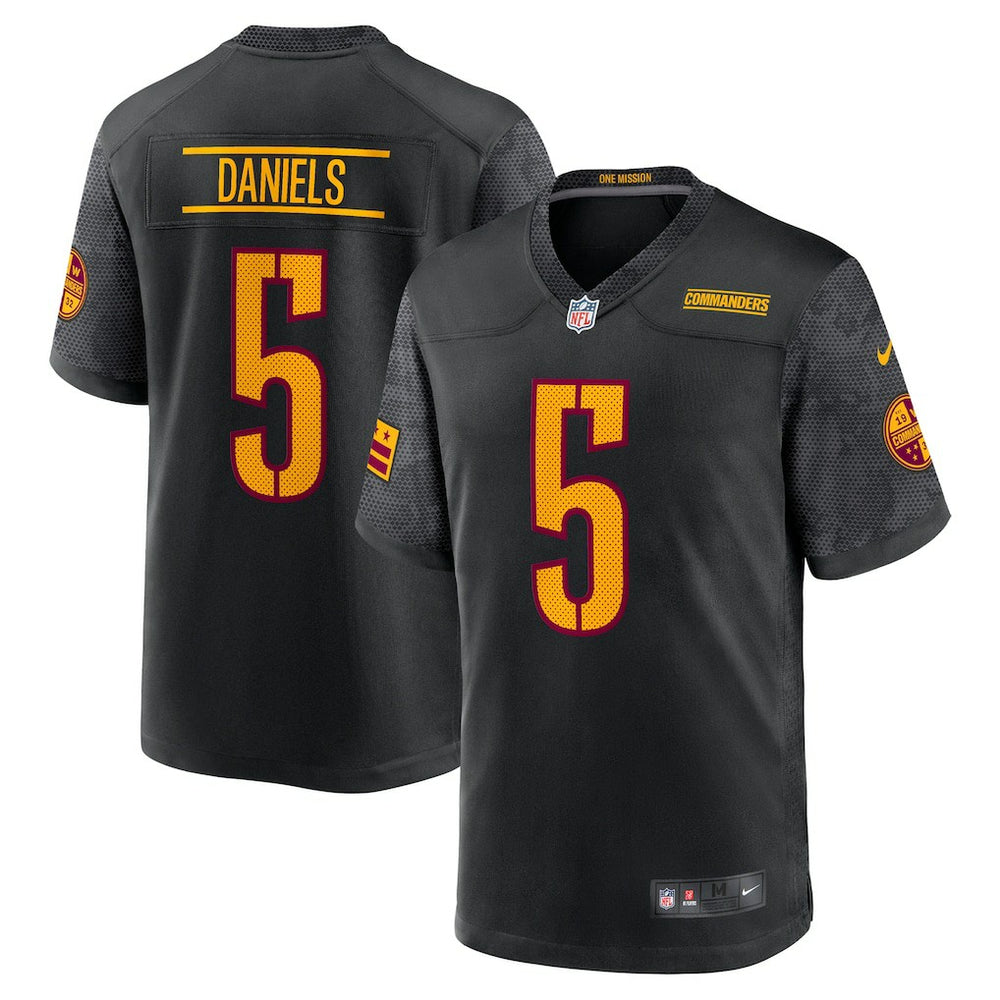 Jayden Daniels Washington Commanders Alternate Game Player Jersey - Black | Nike cheap
