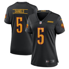Jayden Daniels Washington Commanders Women's Alternate Game Player Jersey - Black | Nike on sale