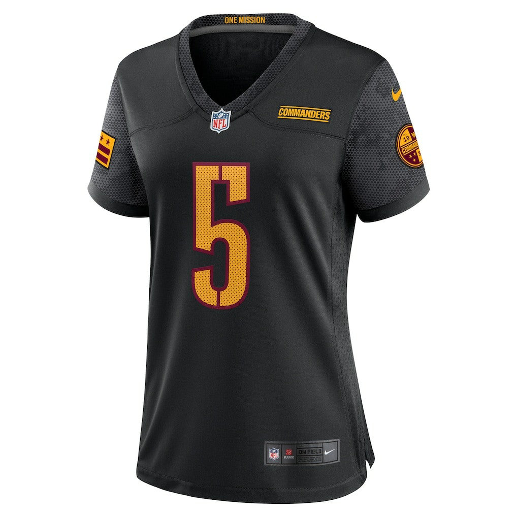 Jayden Daniels Washington Commanders Women's Alternate Game Player Jersey - Black | Nike on sale