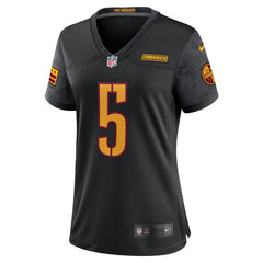 Jayden Daniels Washington Commanders Women's Alternate Game Player Jersey - Black | Nike on sale