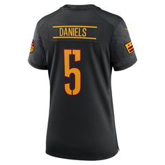 Jayden Daniels Washington Commanders Women's Alternate Game Player Jersey - Black | Nike on sale