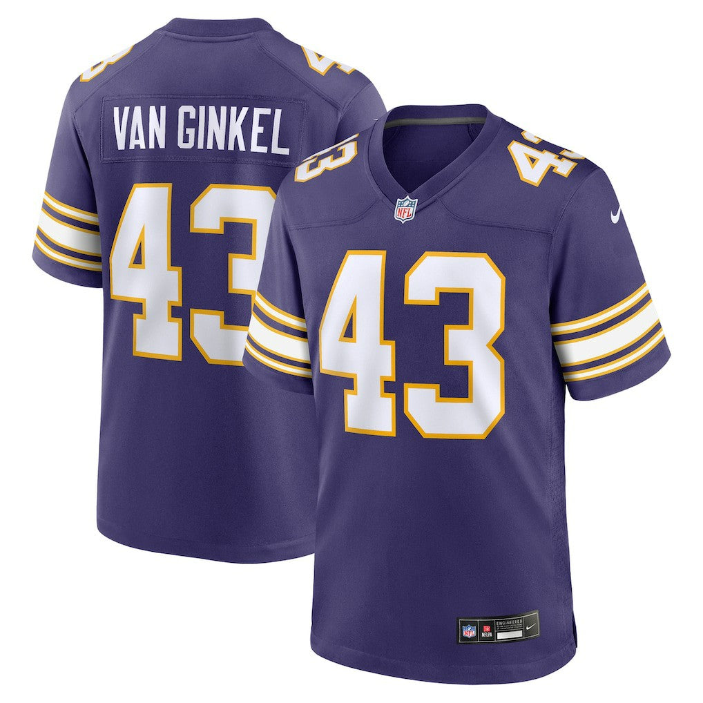 Andrew Van Ginkel Minnesota Vikings Alternate Game Jersey - Purple | Nike discount