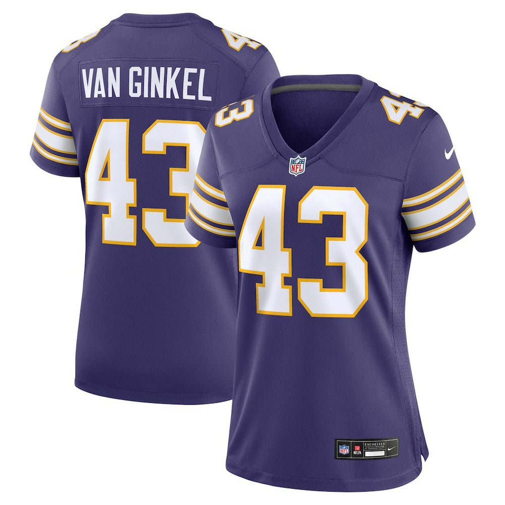 Andrew Van Ginkel Minnesota Vikings Women's Alternate Game Jersey - Purple | Nike outlet