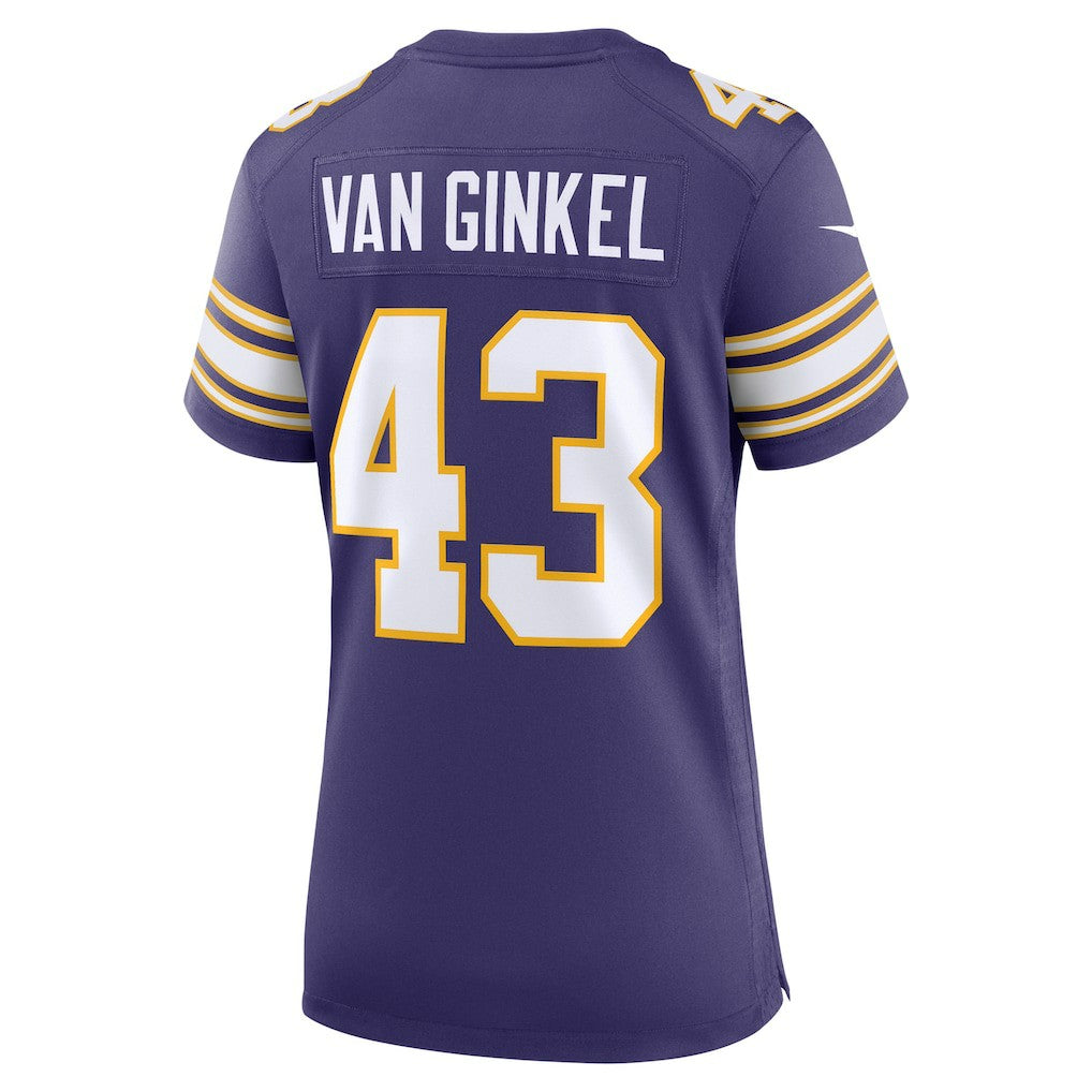Andrew Van Ginkel Minnesota Vikings Women's Alternate Game Jersey - Purple | Nike outlet
