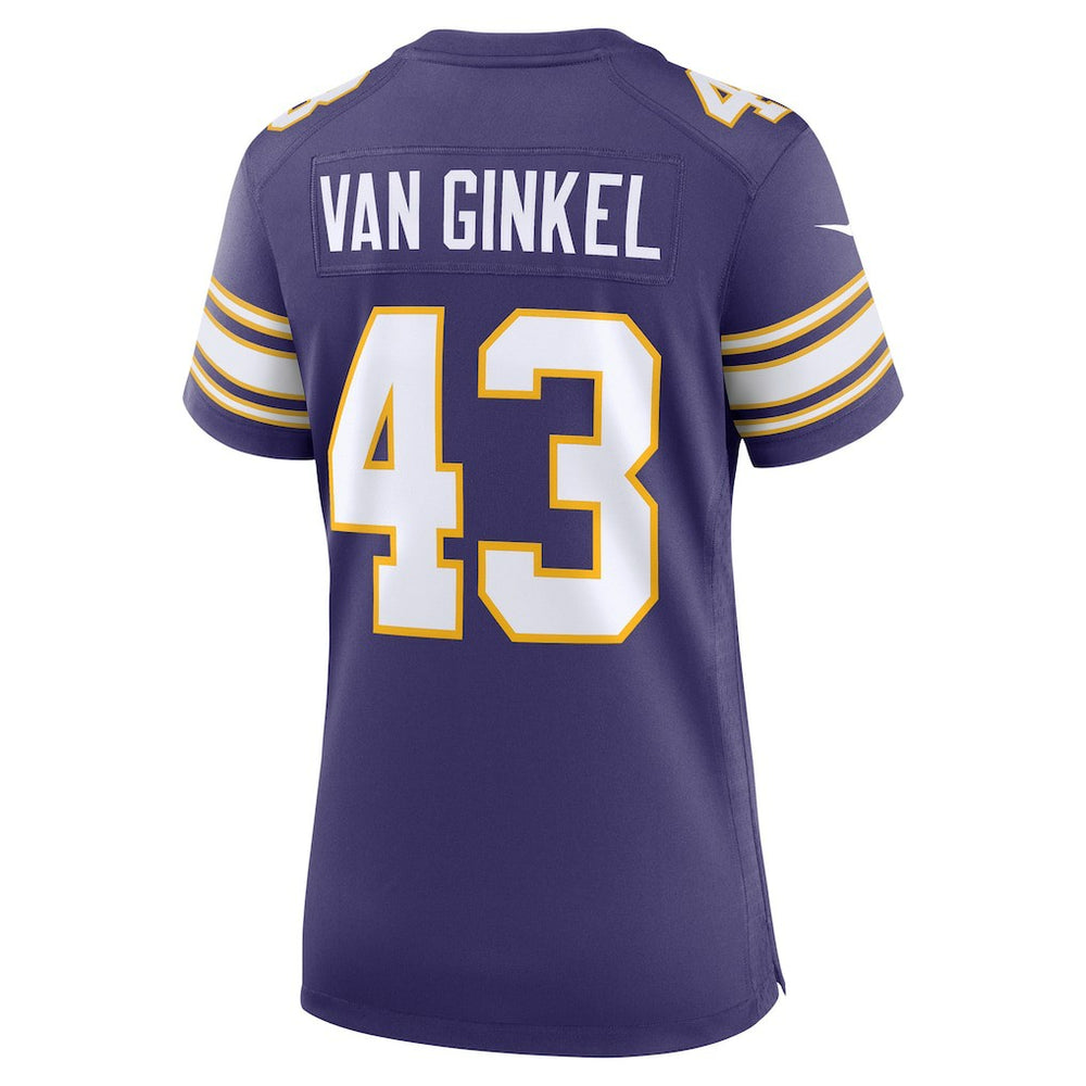 Andrew Van Ginkel Minnesota Vikings Women's Alternate Game Jersey - Purple | Nike outlet