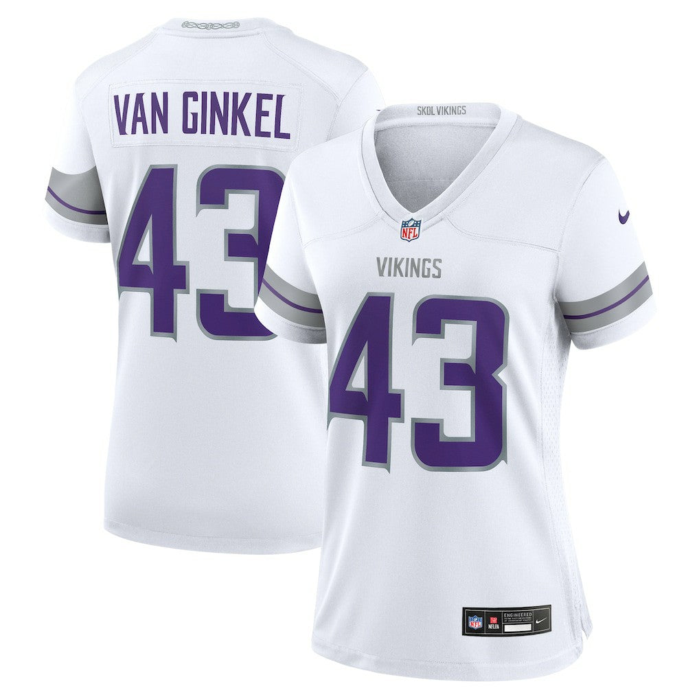 Andrew Van Ginkel Minnesota Vikings Women's Alternate Game Jersey - White | Nike cheap