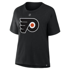Matvei Michkov Philadelphia Flyers Fanatics Women's Authentic Stack Name & Number T-Shirt Black