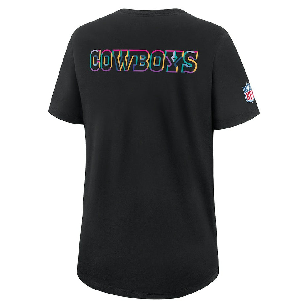 Dallas Cowboys Women's 2025 NFL Crucial Catch Tri-Blend Dri-FIT T-Shirt - Black | Nike sale