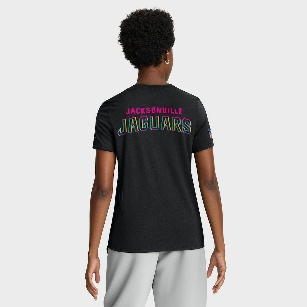 Jacksonville Jaguars Women's 2025 NFL Crucial Catch Tri-Blend Dri-FIT T-Shirt - Black | Nike sale
