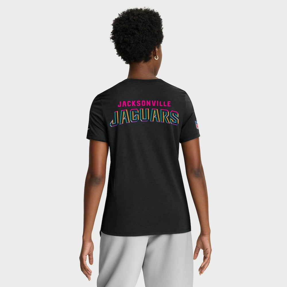 Jacksonville Jaguars Women's 2025 NFL Crucial Catch Tri-Blend Dri-FIT T-Shirt - Black | Nike sale