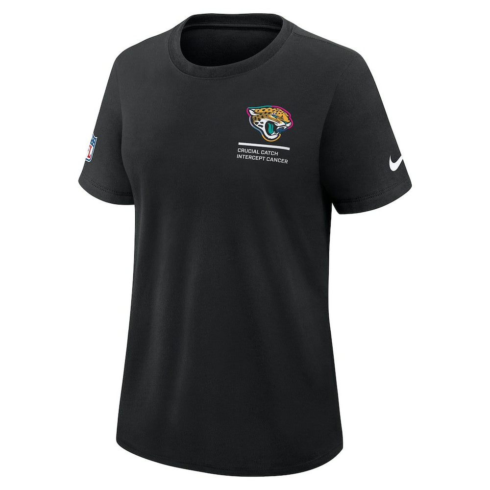 Jacksonville Jaguars Women's 2025 NFL Crucial Catch Tri-Blend Dri-FIT T-Shirt - Black | Nike sale