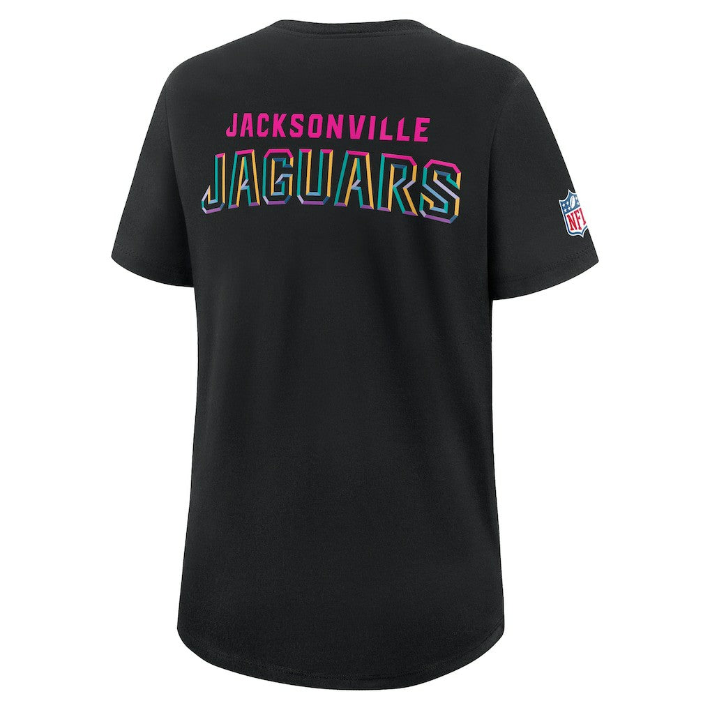 Jacksonville Jaguars Women's 2025 NFL Crucial Catch Tri-Blend Dri-FIT T-Shirt - Black | Nike sale