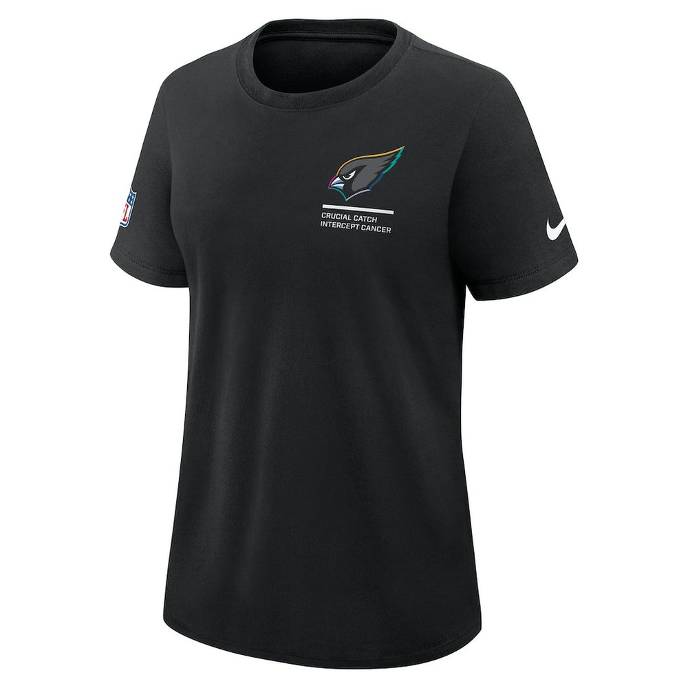 Arizona Cardinals Women's 2025 NFL Crucial Catch Tri-Blend Dri-FIT T-Shirt - Black | Nike outlet