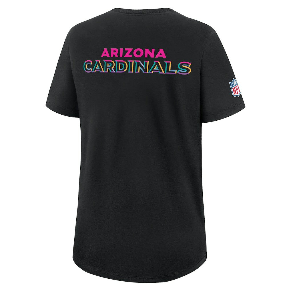 Arizona Cardinals Women's 2025 NFL Crucial Catch Tri-Blend Dri-FIT T-Shirt - Black | Nike outlet