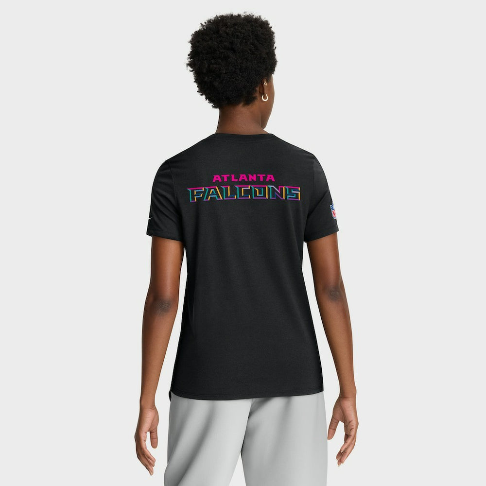 Atlanta Falcons Women's 2025 NFL Crucial Catch Tri-Blend Dri-FIT T-Shirt - Black | Nike cheap