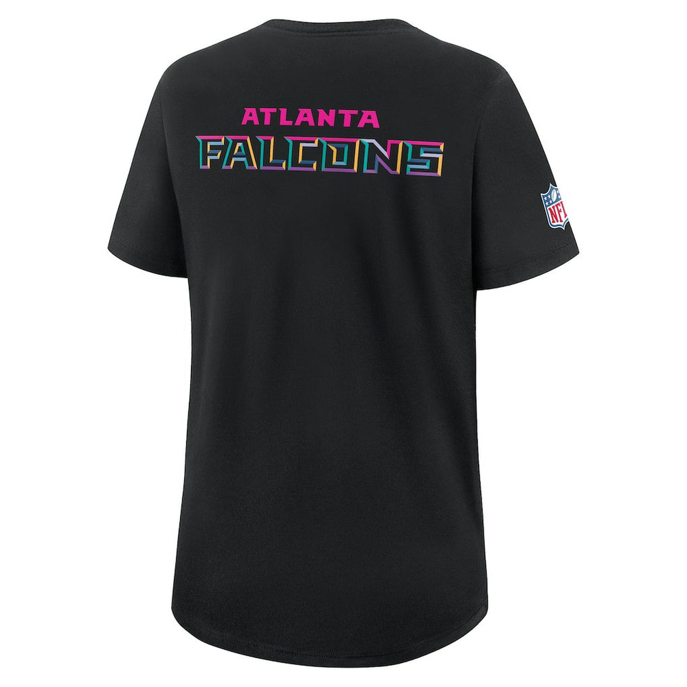 Atlanta Falcons Women's 2025 NFL Crucial Catch Tri-Blend Dri-FIT T-Shirt - Black | Nike cheap