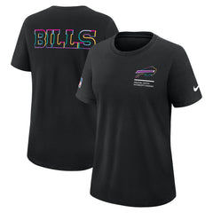 Buffalo Bills Women's 2025 NFL Crucial Catch Tri-Blend Dri-FIT T-Shirt - Black | Nike online