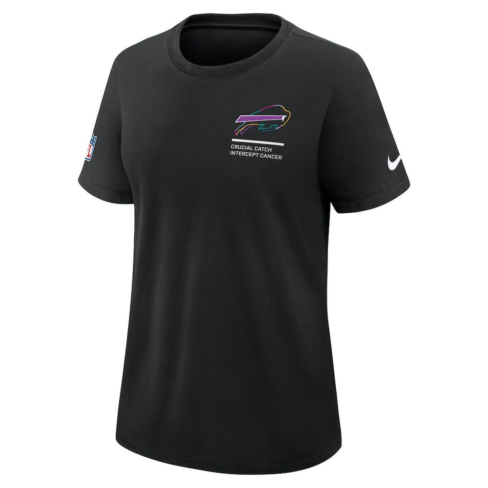 Buffalo Bills Women's 2025 NFL Crucial Catch Tri-Blend Dri-FIT T-Shirt - Black | Nike online