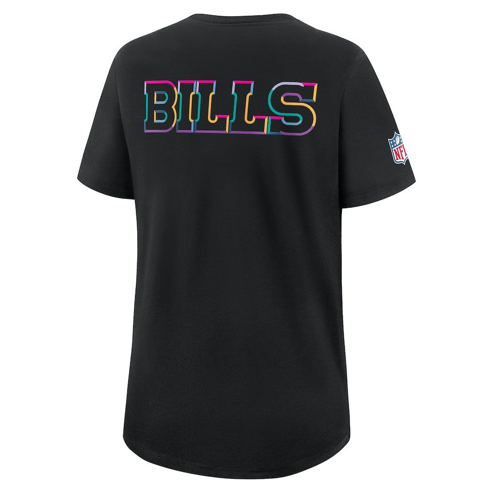 Buffalo Bills Women's 2025 NFL Crucial Catch Tri-Blend Dri-FIT T-Shirt - Black | Nike online