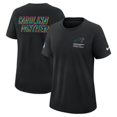 Carolina Panthers Women's 2025 NFL Crucial Catch Tri-Blend Dri-FIT T-Shirt - Black | Nike sale