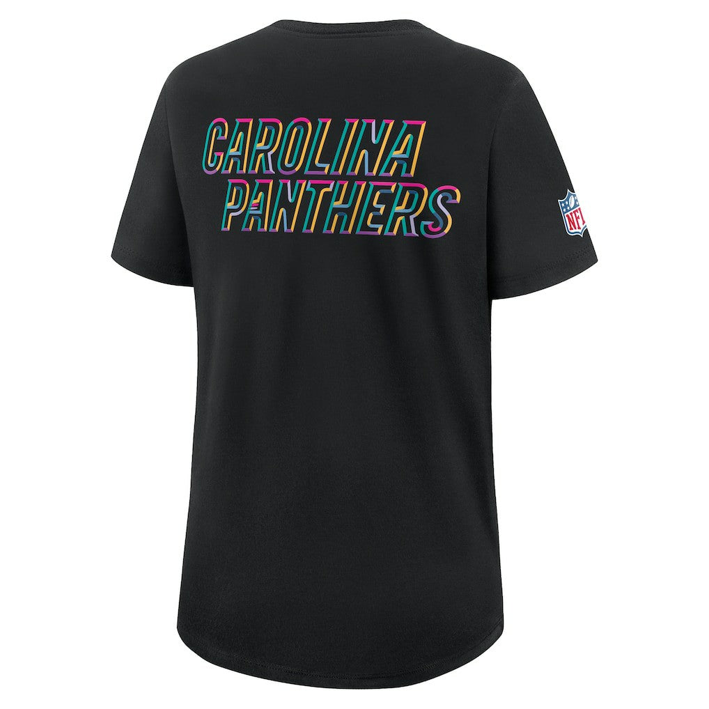 Carolina Panthers Women's 2025 NFL Crucial Catch Tri-Blend Dri-FIT T-Shirt - Black | Nike sale