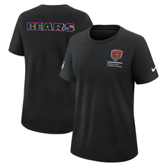 Chicago Bears Women's 2025 NFL Crucial Catch Tri-Blend Dri-FIT T-Shirt - Black | Nike online