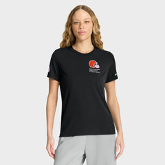 Cleveland Browns Women's 2025 NFL Crucial Catch Tri-Blend Dri-FIT T-Shirt - Black | Nike discount