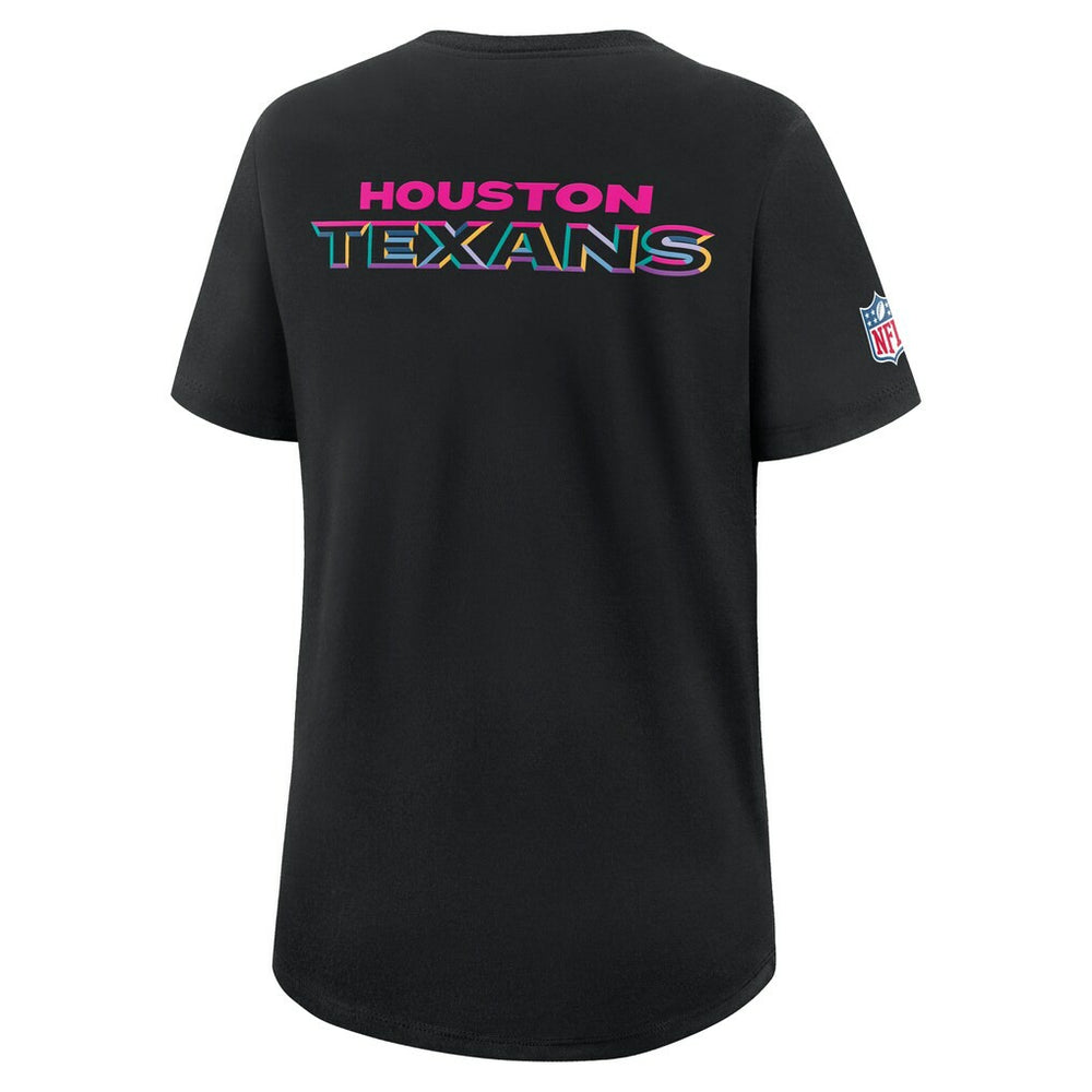 Houston Texans Women's 2025 NFL Crucial Catch Tri-Blend Dri-FIT T-Shirt - Black | Nike online