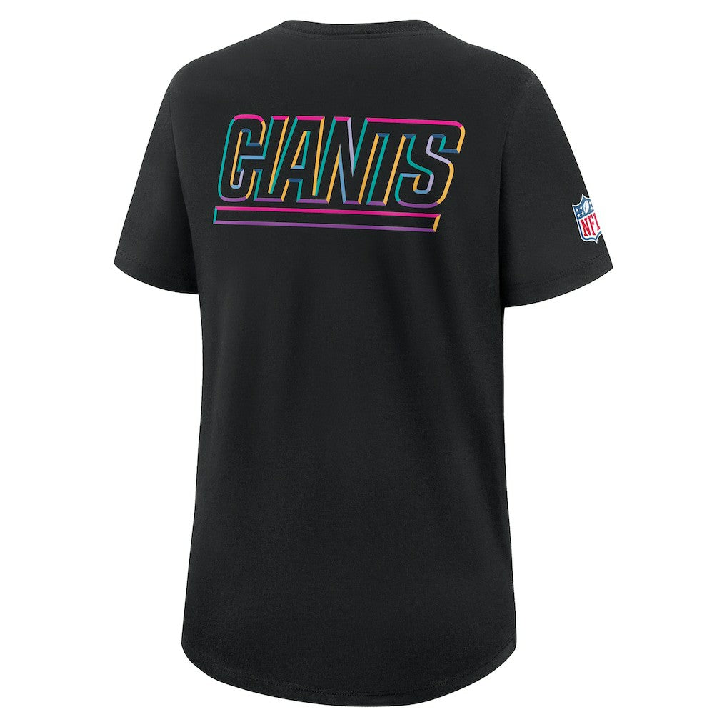New York Giants Women's 2025 NFL Crucial Catch Tri-Blend Dri-FIT T-Shirt - Black | Nike outlet